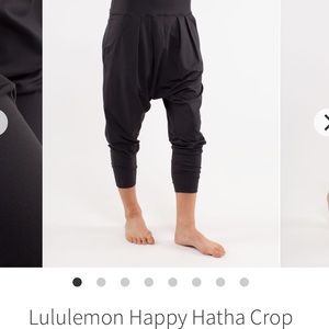 Lululemon Happy Hatha Crop Pants